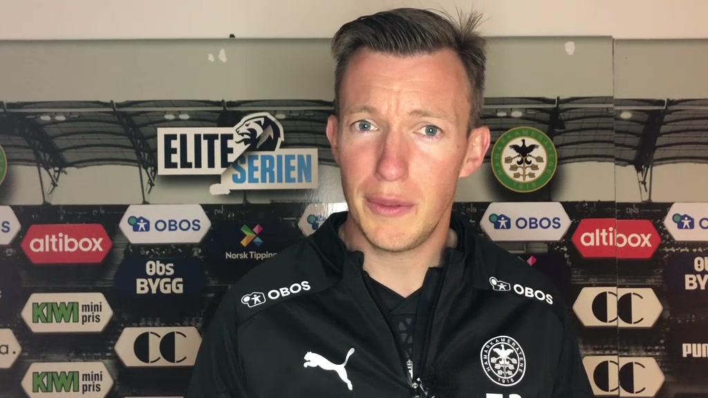 Tom Dent før Stabæk-kampen
